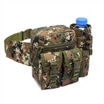 Jungle Digitale Kleur Leger Veld Draagbare Tactische Taille Rugzak Waterfles Tas Voor Outdoor Camping